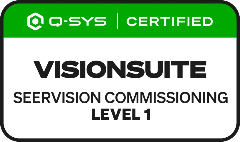 Q-SYS Visionsuite Certified